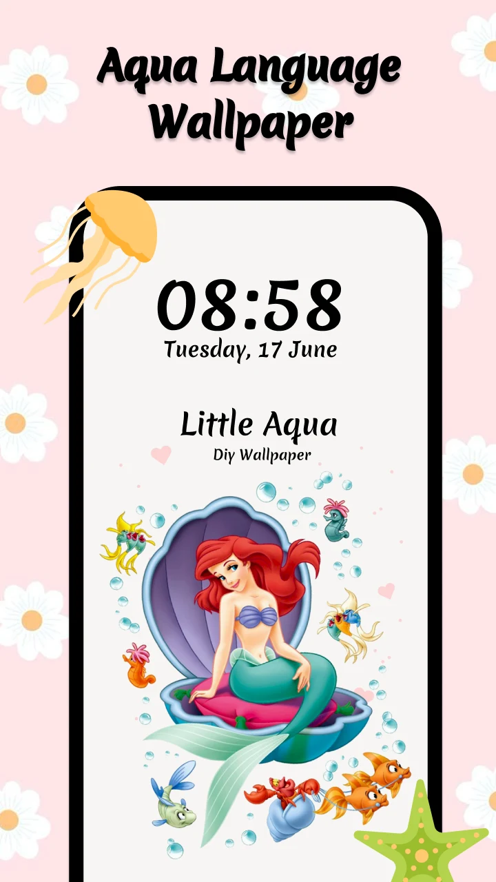 Flower Language: DIY Wallpaper screenshot