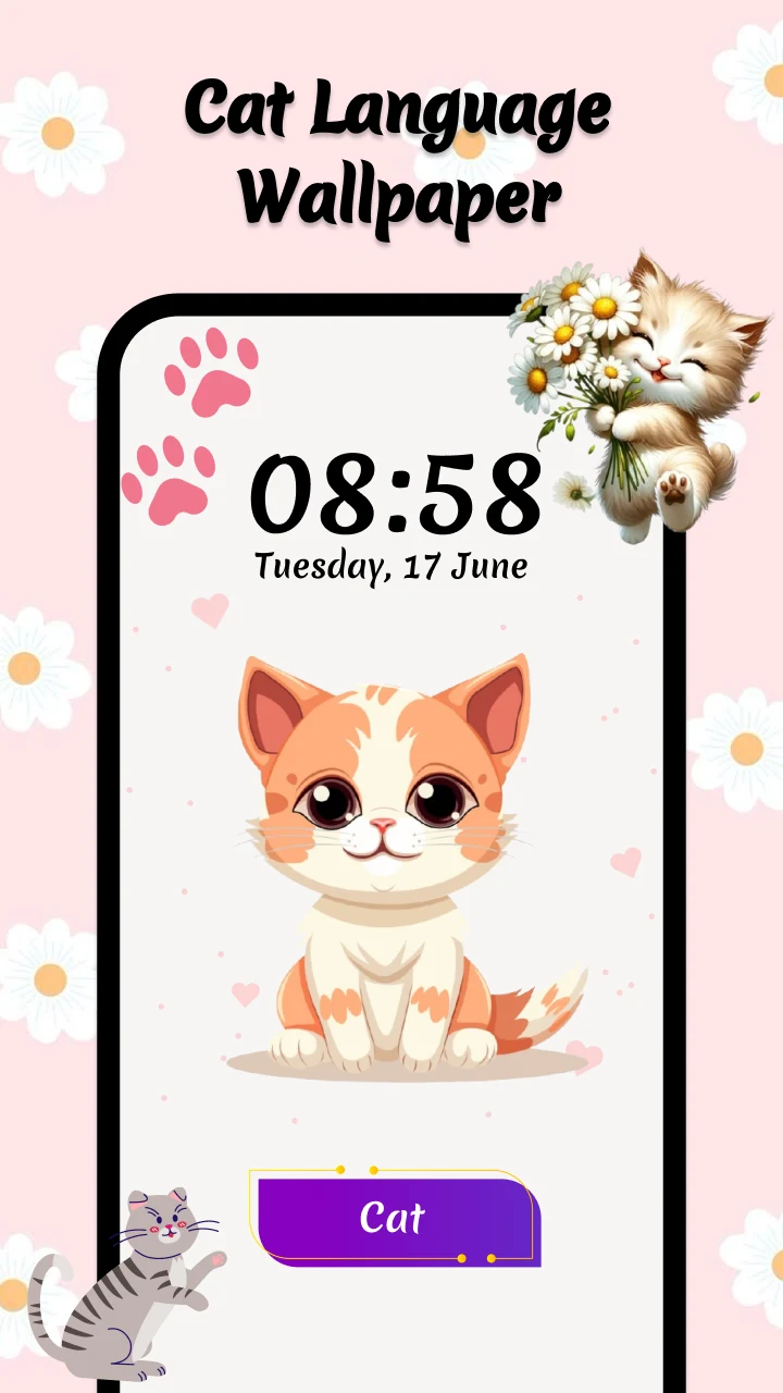 Flower Language: DIY Wallpaper screenshot